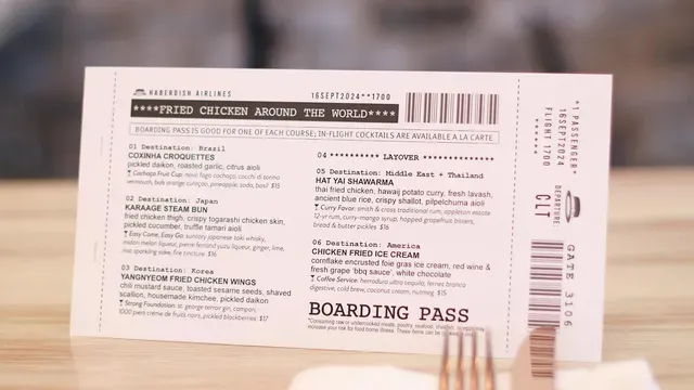 Fried Chicken Around the World poster frame