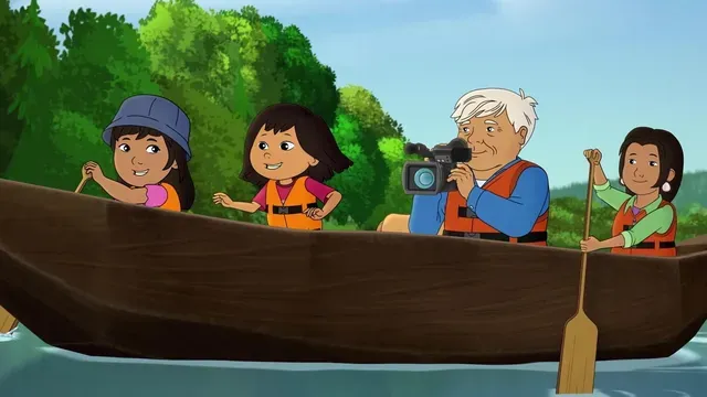 Big Gust to a River Rush poster frame