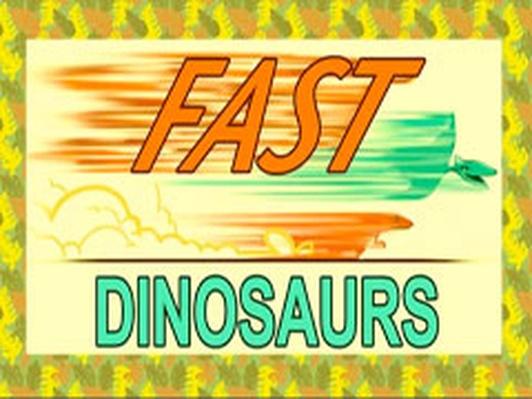 fast dinosaur