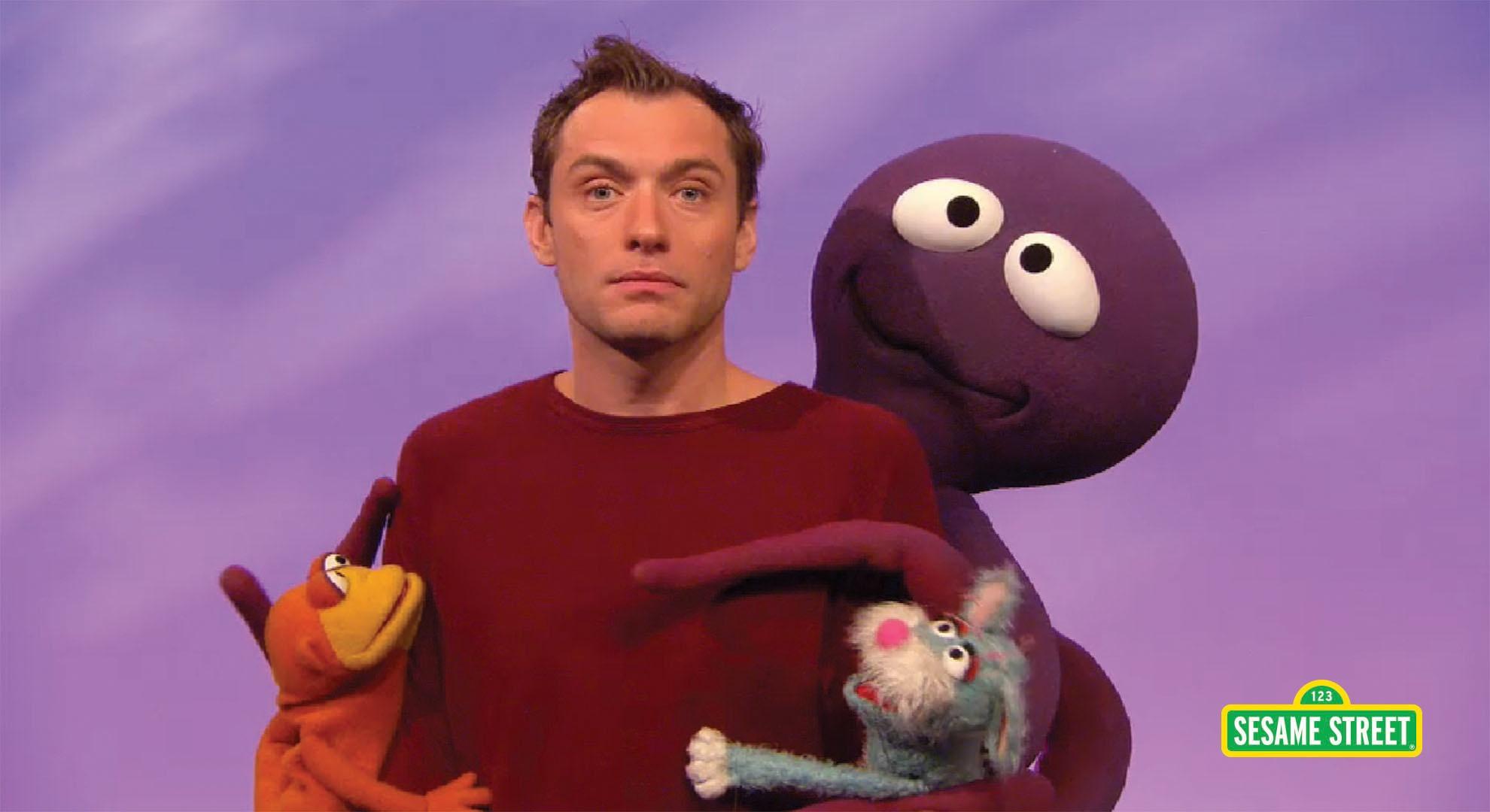 Jude Law Cling Sesame Street Pbs Learningmedia