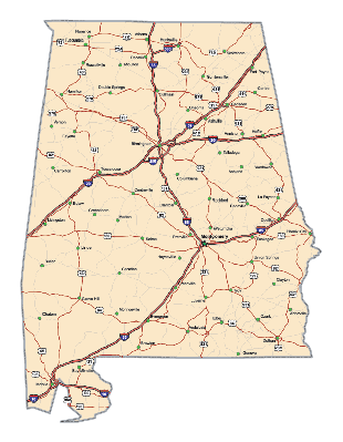 Mississippi Highway Map | Clipart | Social Studies | Image | PBS ...