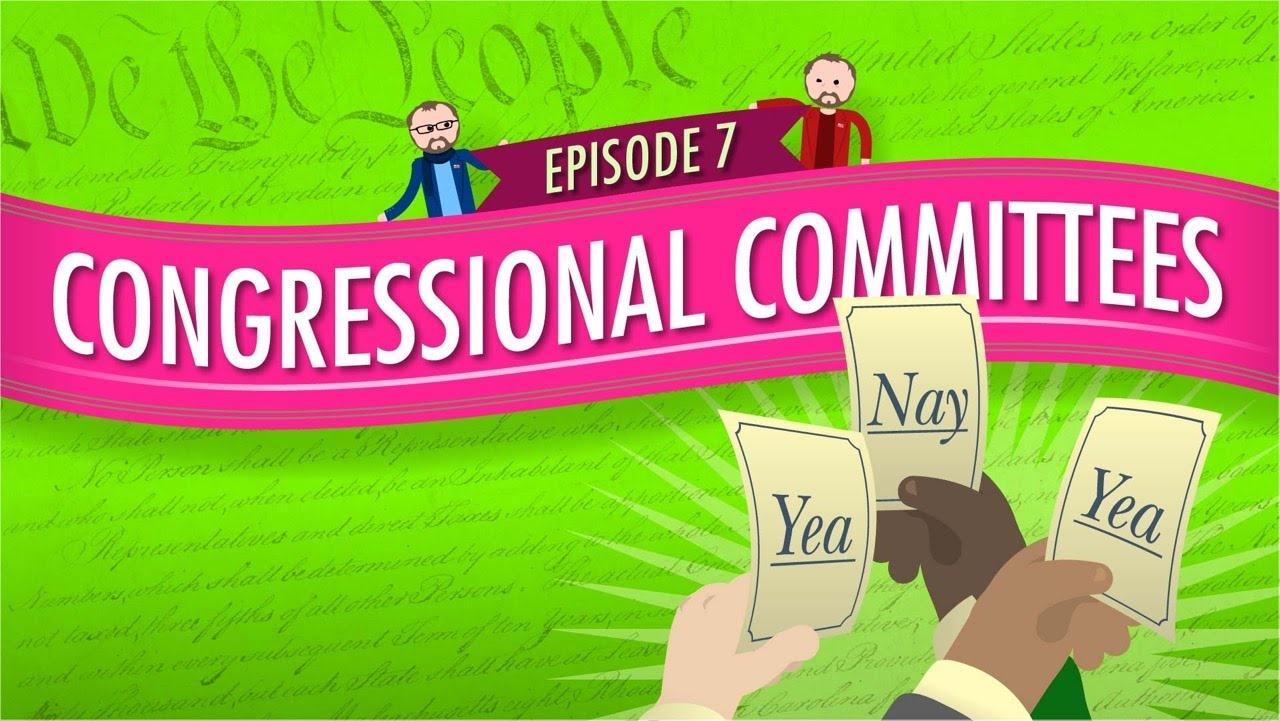 Congressional Committees Crash Course Government and Politics PBS