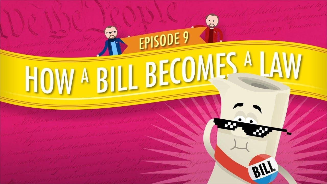 how-a-bill-becomes-a-law-crash-course-government-and-politics-pbs