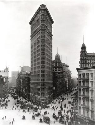 New York City Flatiron Building, C. 1910 | Famous American Architecture ...