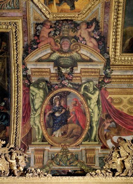 Spain Recognising The Pre Eminence Of France In 1662 Ceiling