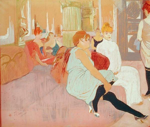In The Salon At The Rue Des Moulins 1894 Pbs Learningmedia