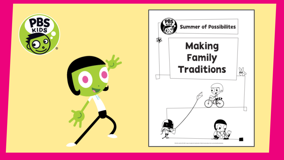 Pbs Family Math Summer Library Program Making Family Traditions Packet: PreK and K | Summer of Possibilities ...