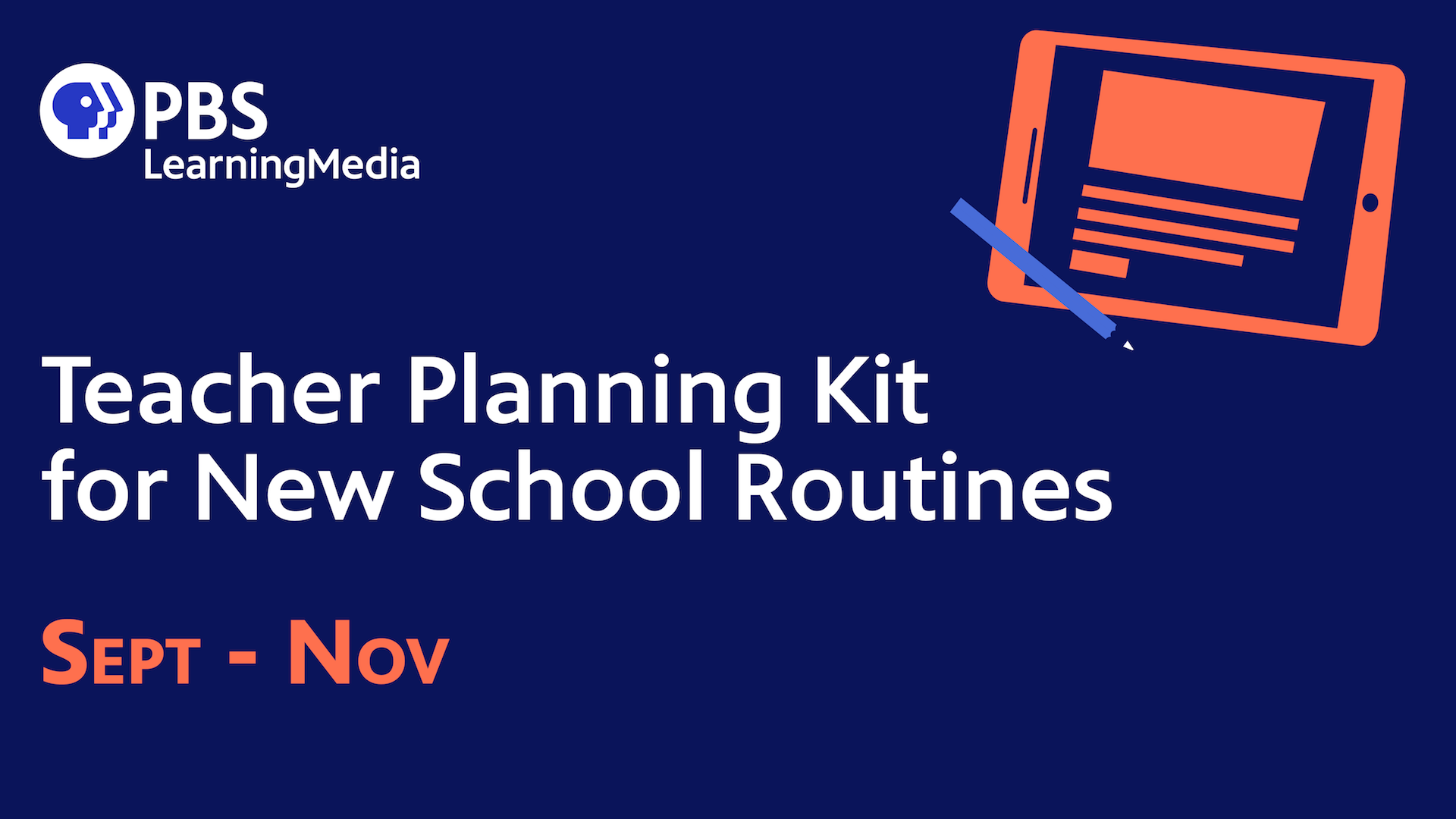 September November Teacher Planning Kits for New School Routines