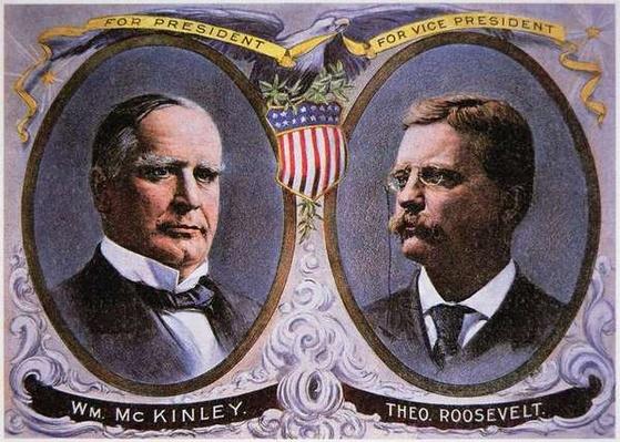 Campaign Poster For William Mckinley (1843-1901) As President And ...