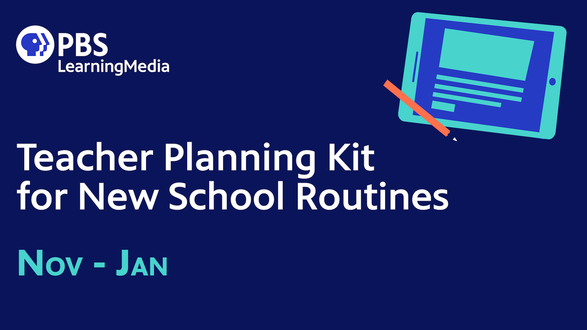 November January Teacher Planning Kits for New School Routines
