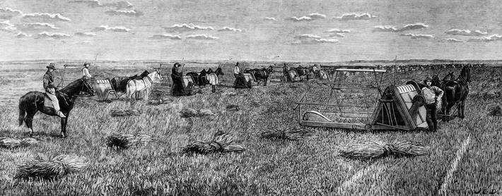 Farming in the 1700s in america image