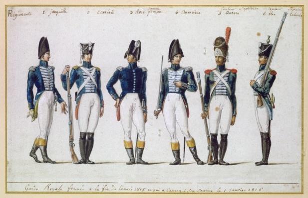 French Royal Guard, 1816 | Social Studies, The Arts | Image | PBS ...