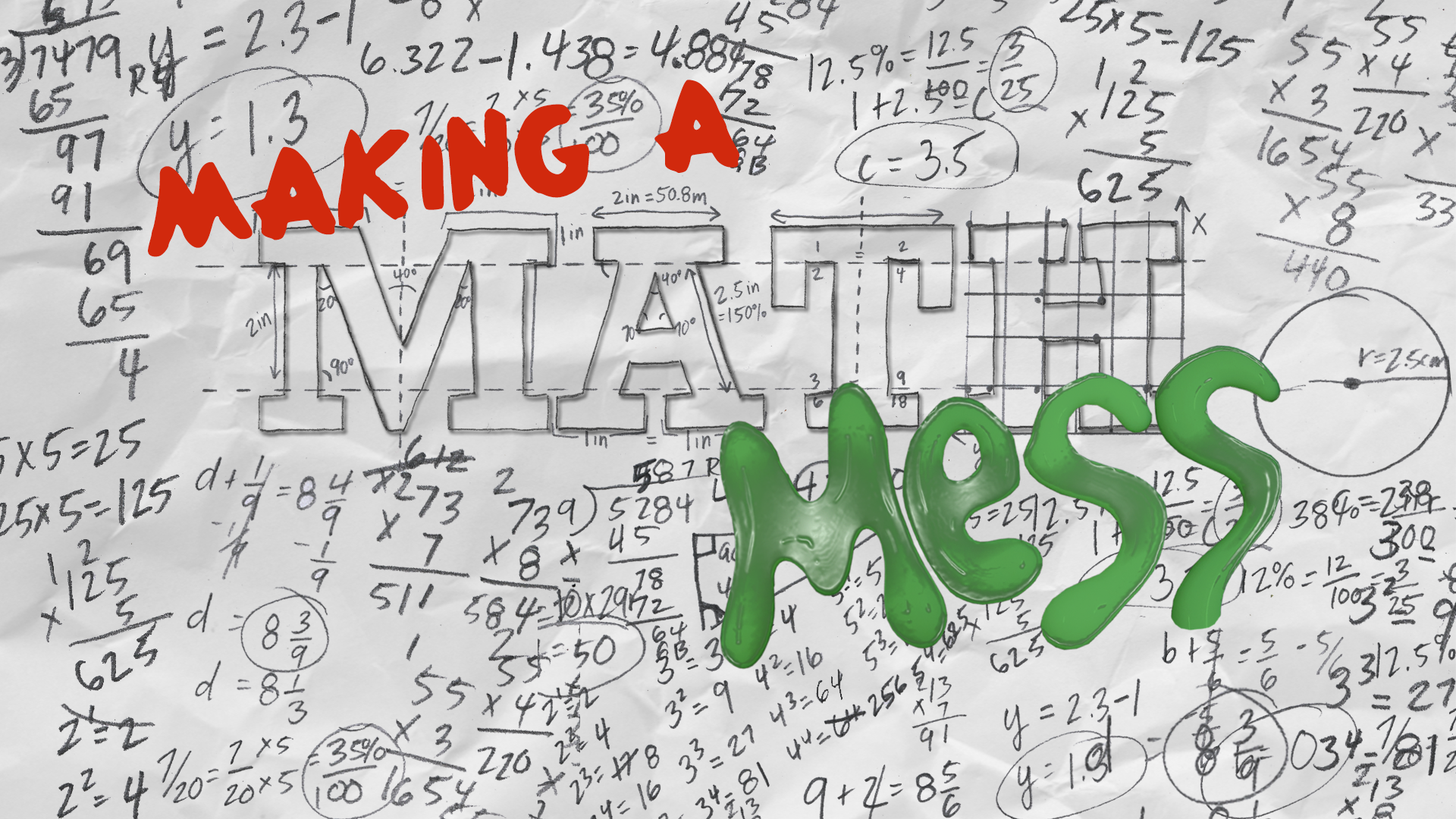 Making a Math Mess Math Mess PBS LearningMedia