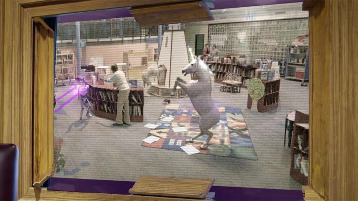 A Unicorn, a Robot, and a Mummy Walk into a Library The