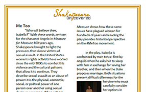 measure for measure and the metoo movement shakespeare uncovered background reading measure for measure background essay