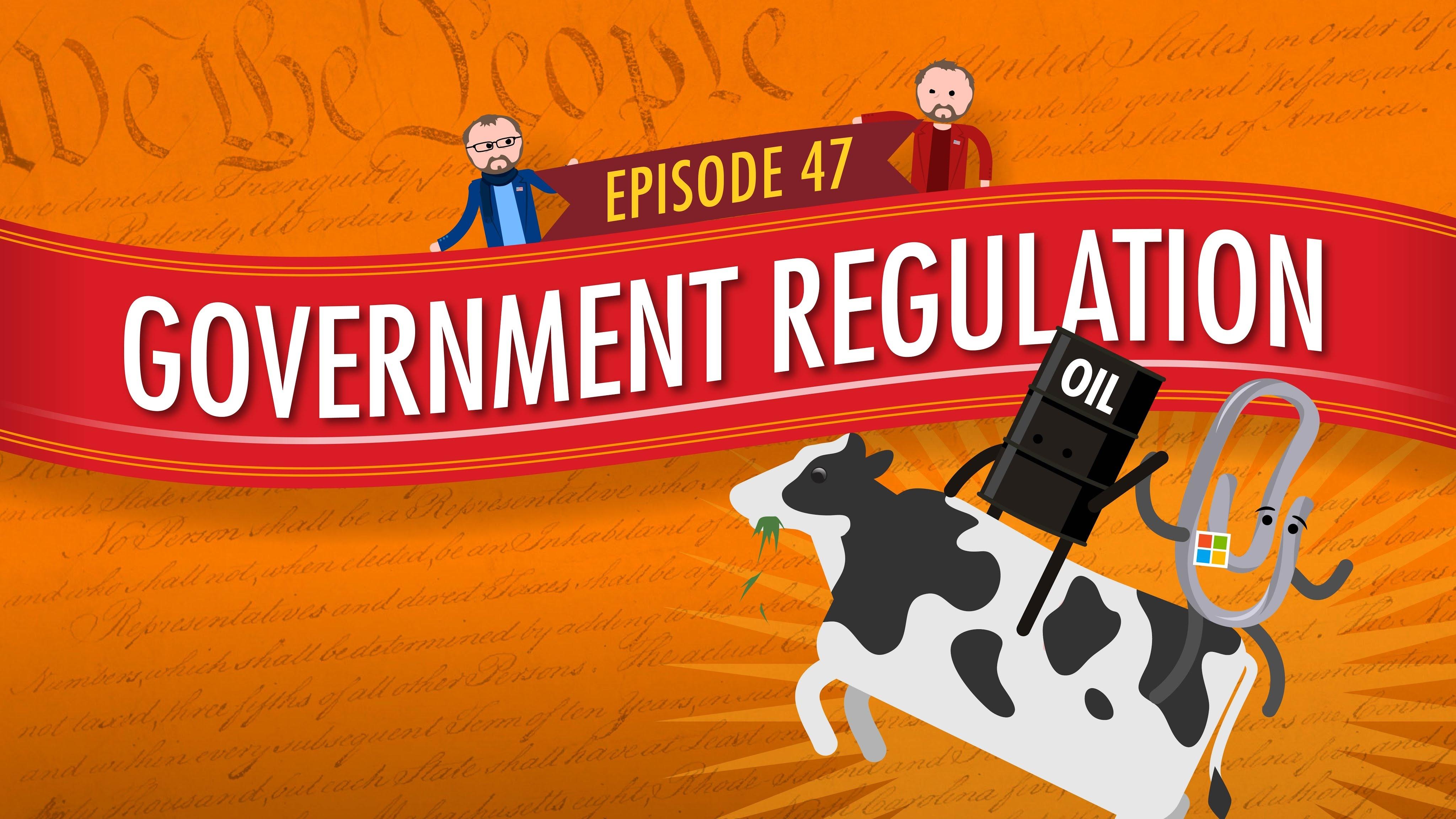 Government Regulation Crash Course Government and Politics PBS