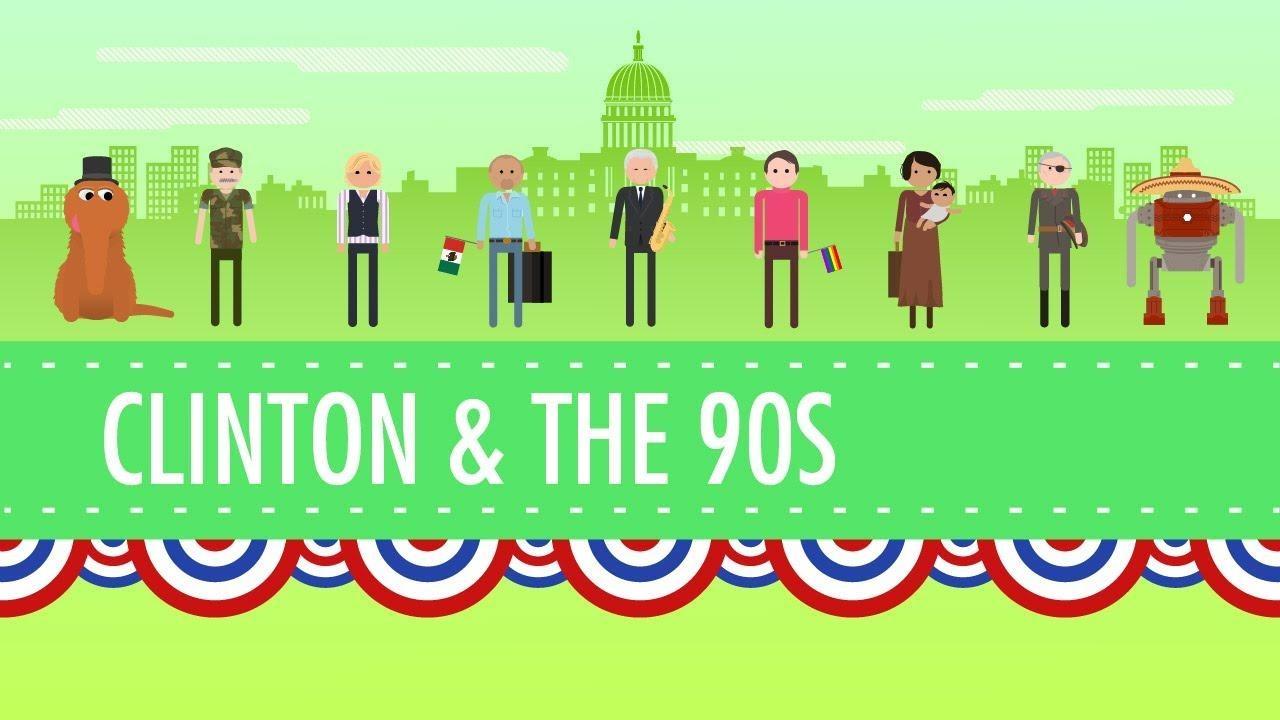 The Clinton Years, or the 1990s | Crash Course US History #45 | PBS LearningMedia the-clinton-years-or-the-1990s-crash-course-us-history-45-pbs-learningmedia