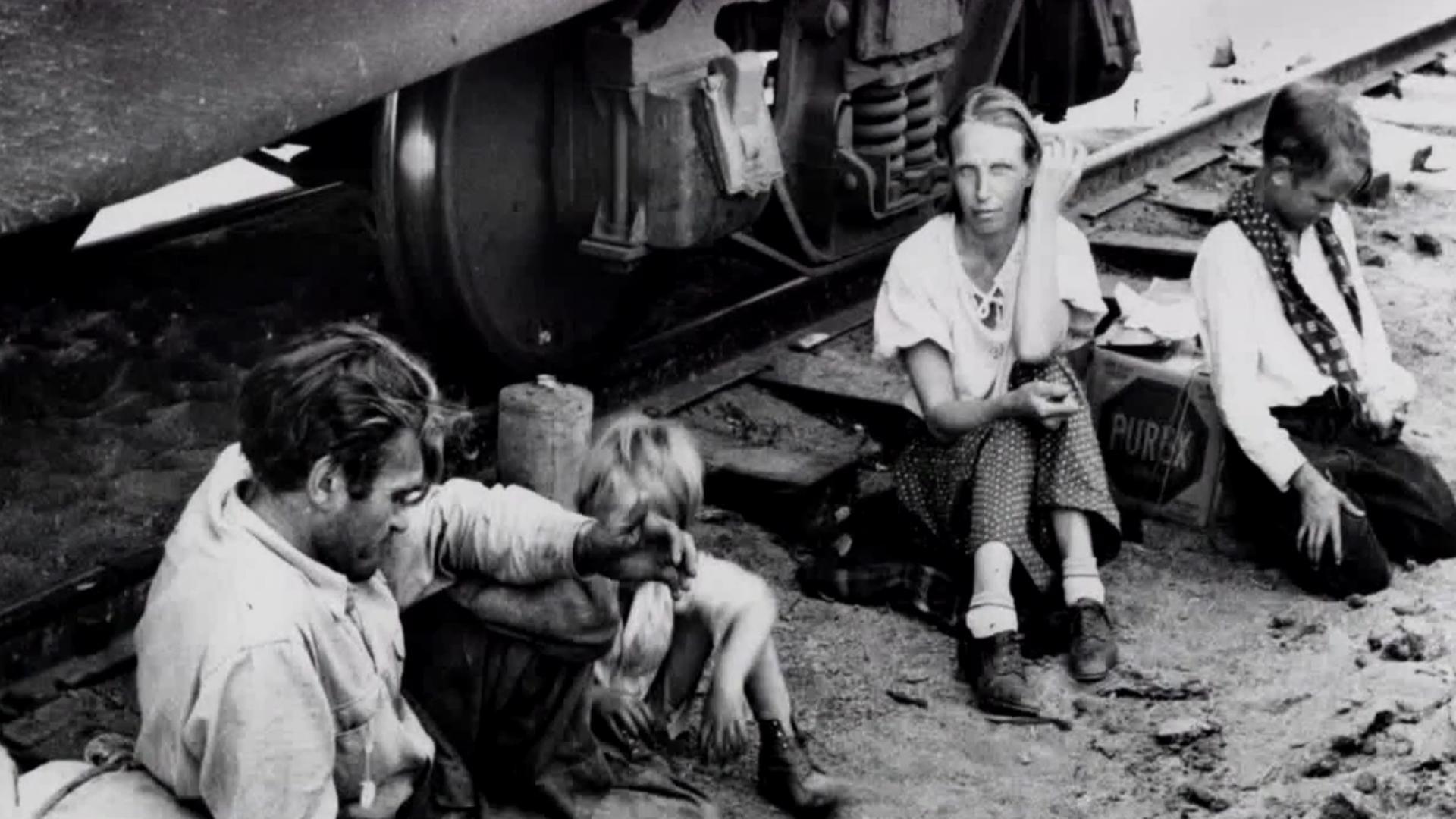 great depression dust bowl families