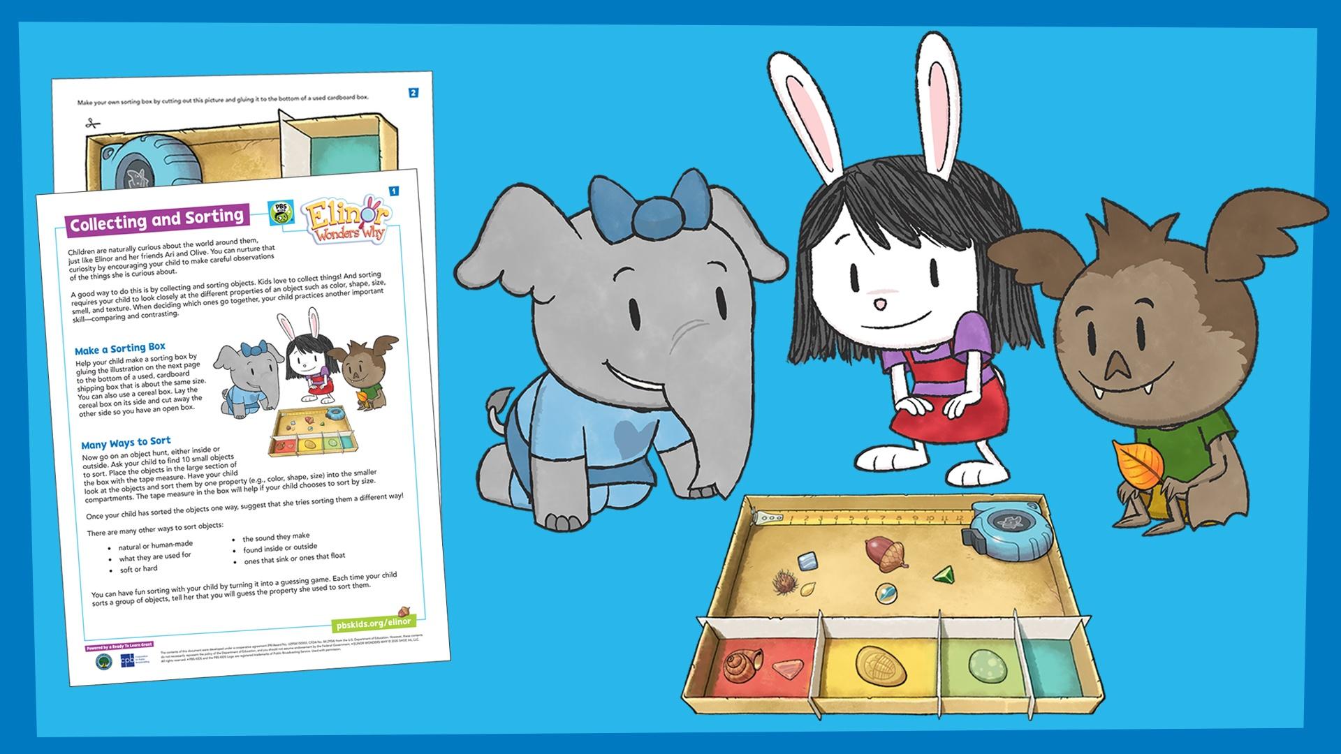 Family Activity Collecting and Sorting PBS LearningMedia