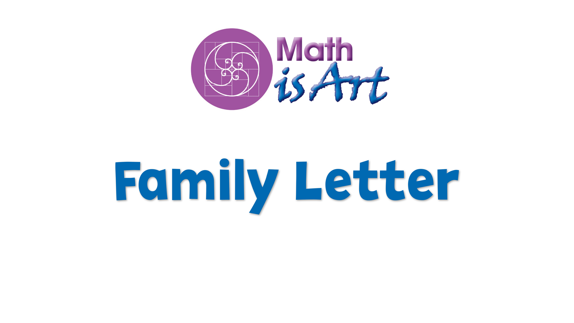 Family Letter: Math is Art Camp | Ohio Learns 360 | PBS LearningMedia