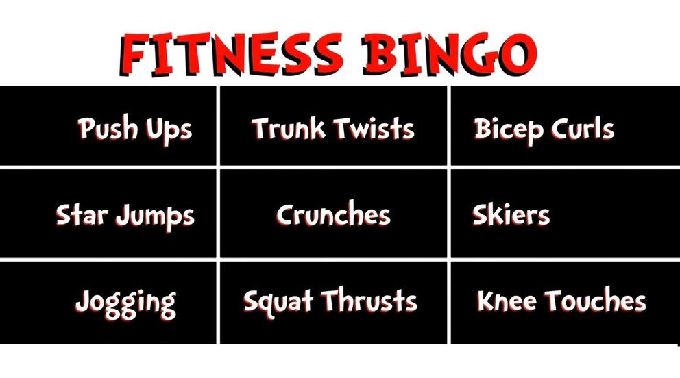 fitness-bingo-emediava for Free Printable Fitness Bingo Cards Fitness Bingo | eMediaVA for Free Printable Fitness Bingo Cards