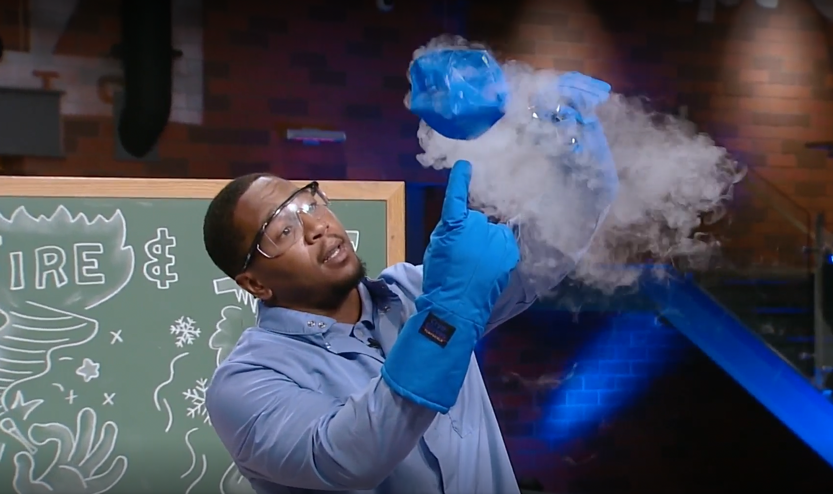 Mad Science Fire and Ice demo