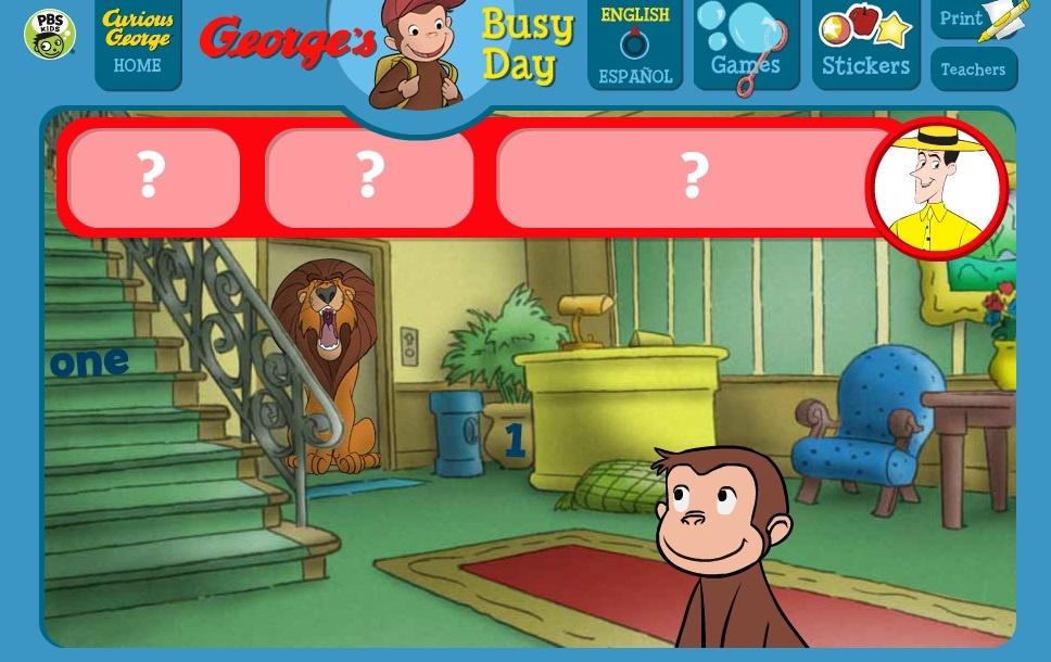 Hide and Seek Digital Game | Curious George | PBS LearningMedia