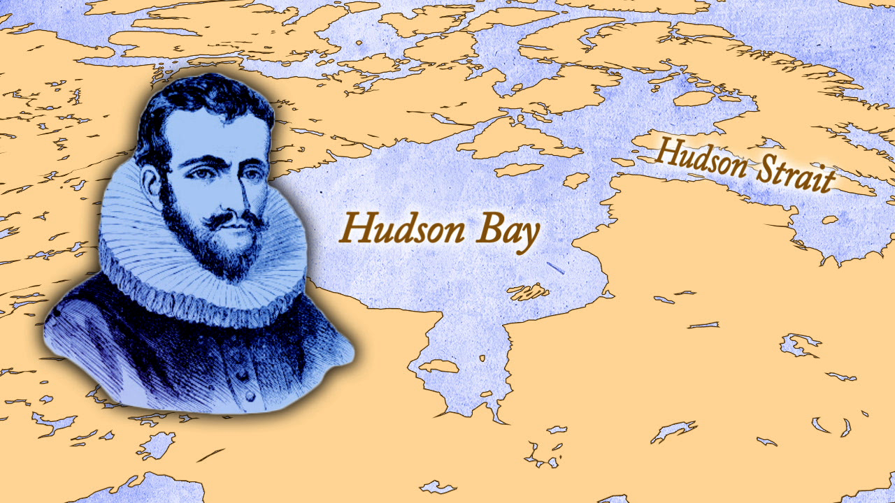 henry hudson route world map