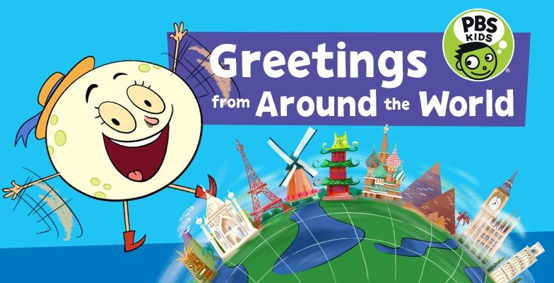 Greetings From Around The World Language Cards Let S Go Luna Pbs Learningmedia