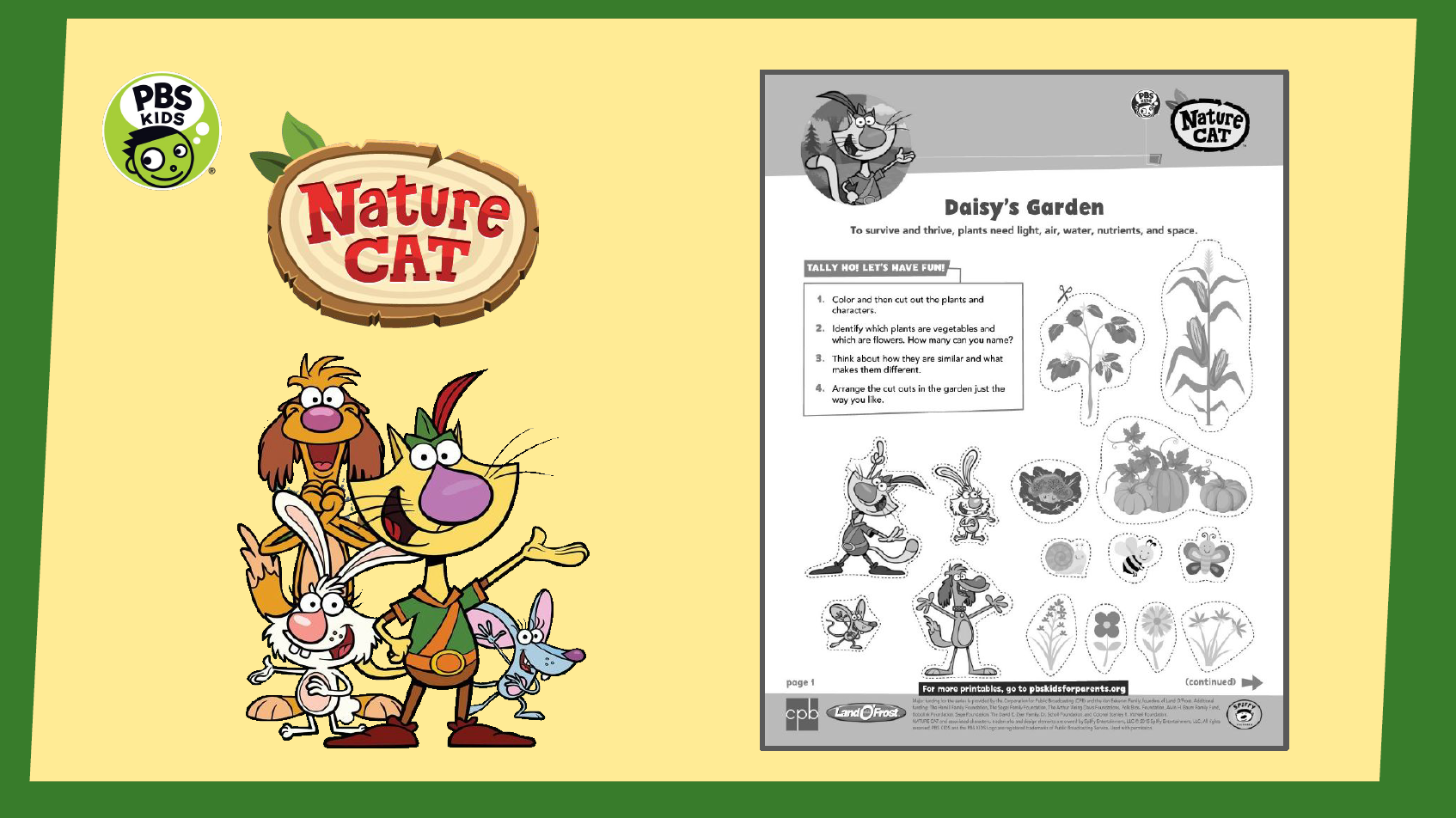 All About The Outdoors Nature Cat PBS LearningMedia