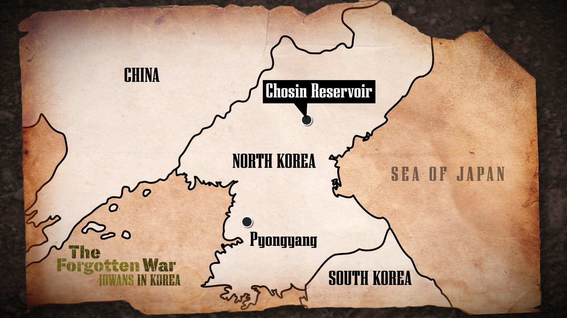 Korea Map: Chosin Reservoir Iowans In Korea PBS, 60% OFF