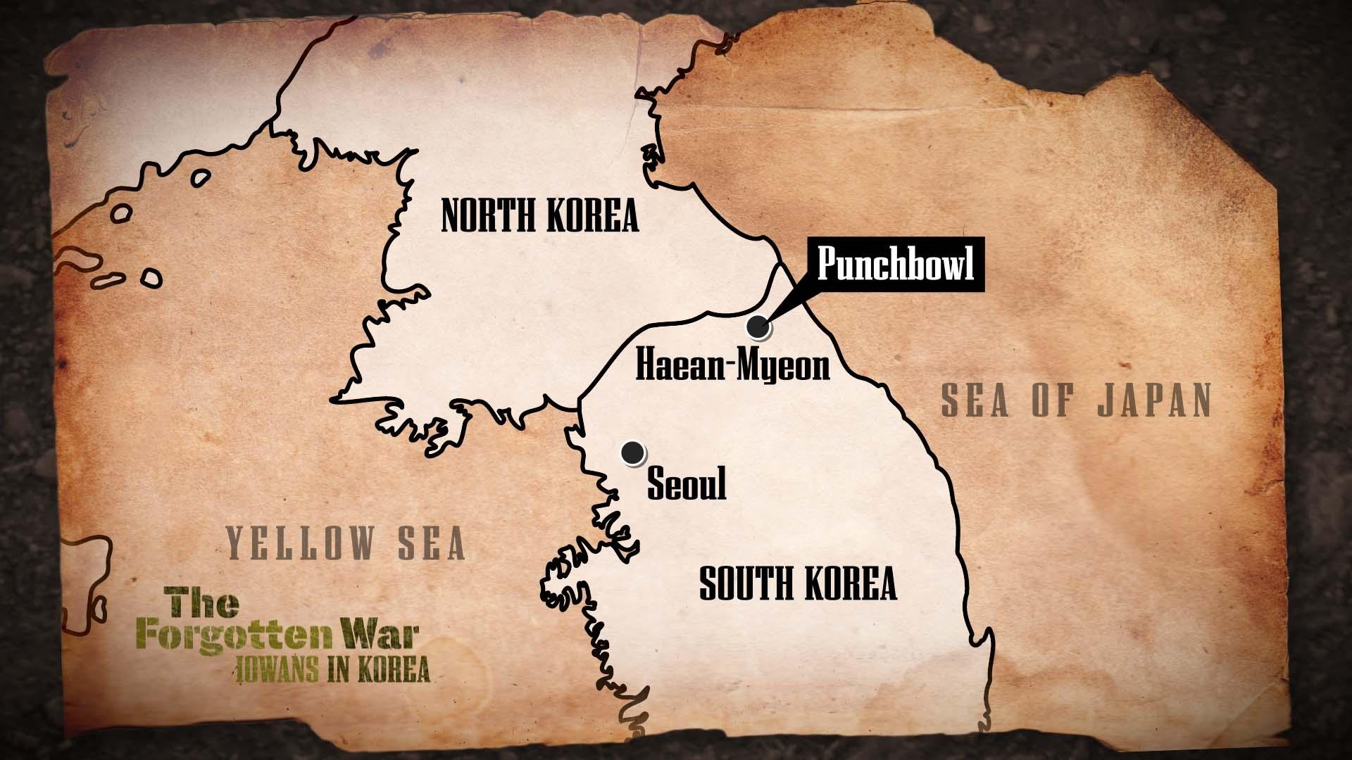 Korea Map: Punchbowl | Iowans in Korea | PBS LearningMedia
