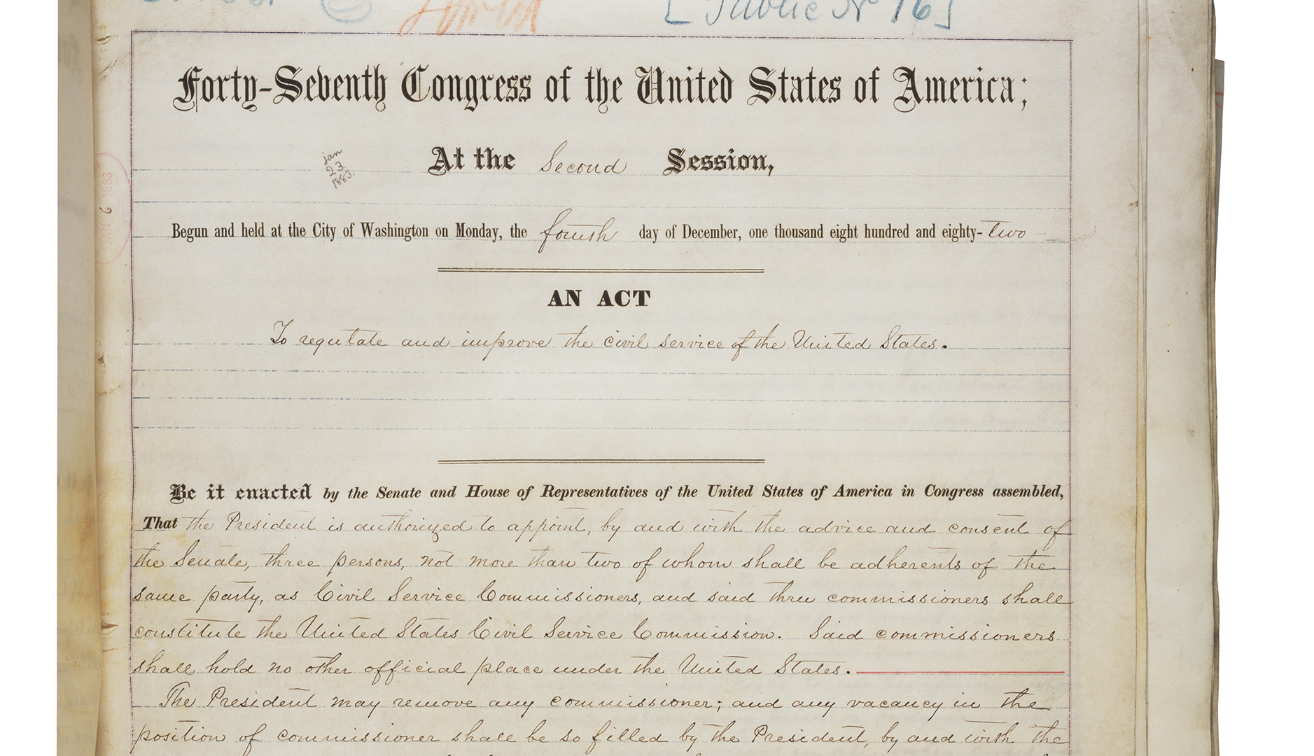 Pendleton Act 1883 And Resource Materials PBS LearningMedia