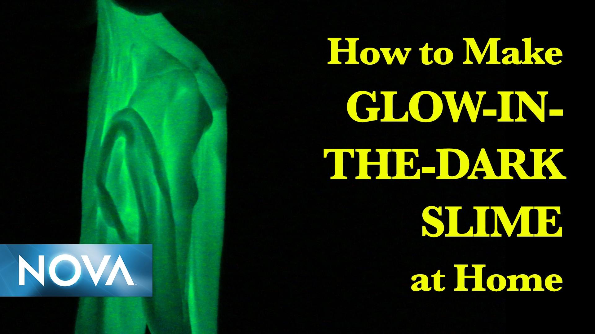 Gross Science How To Make Glow In The Dark Slime Pbs Learningmedia