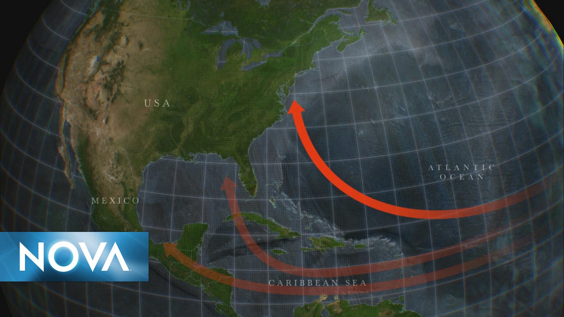 Hurricane Bob Path