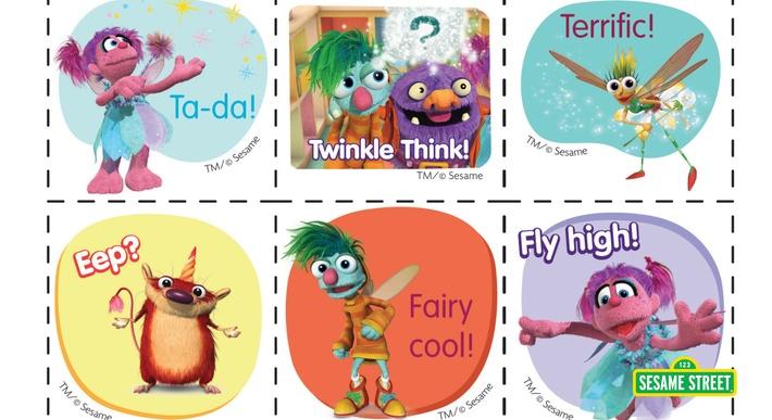 Abby's Flying Fairy School Dust Bunny Buddy Printable | Sesame Street ...