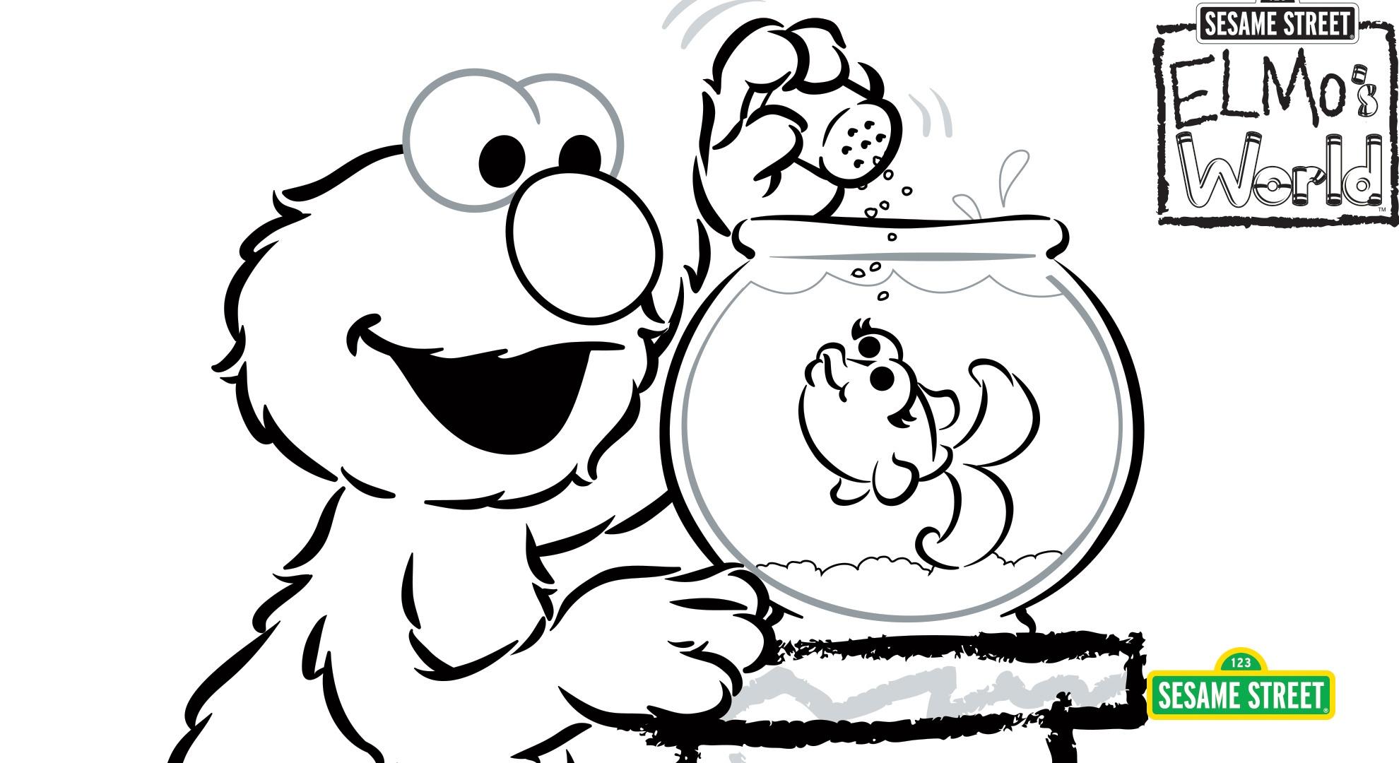 printable coloring pages sesame street