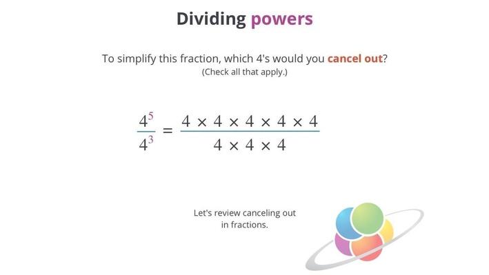 Dividing fractions school yourself algebra math interactive pbs 