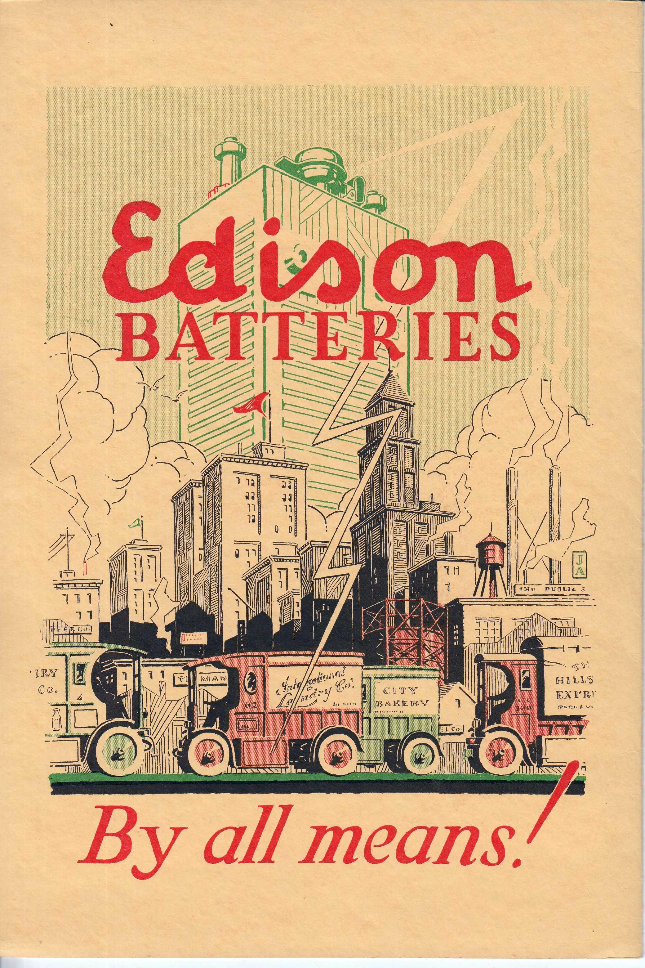 Advertisement for Edison Batteries PBS LearningMedia