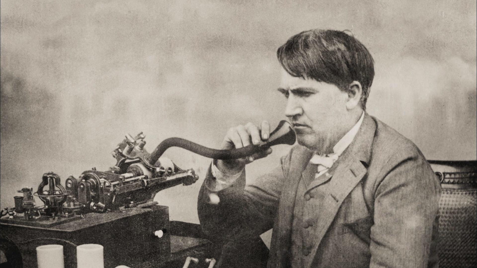 Edison Speaks Into a Phonograph, 1888 | PBS LearningMedia