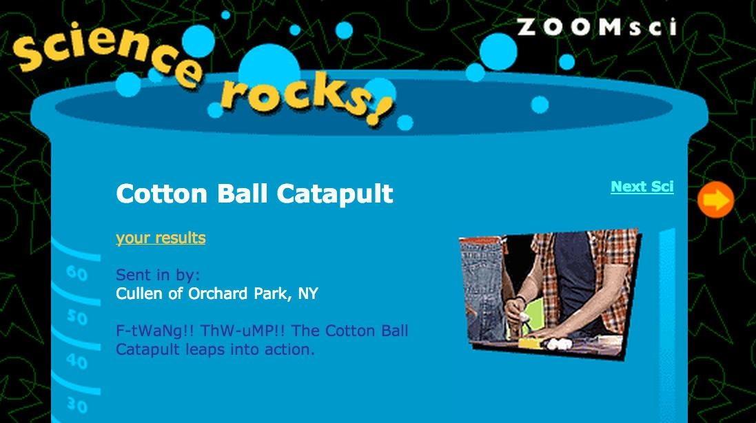 Cotton Ball Catapult | Zoom