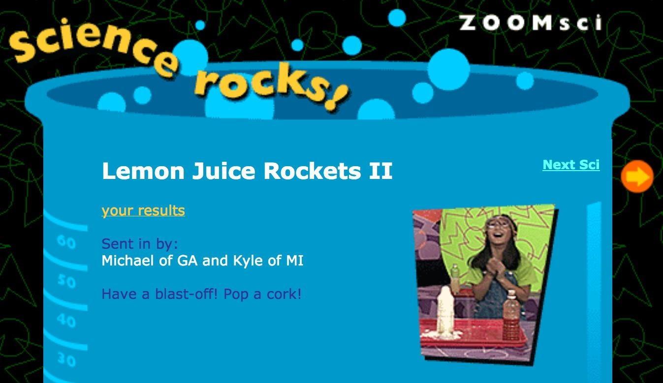 Lemon Juice Rockets II| Zoom!