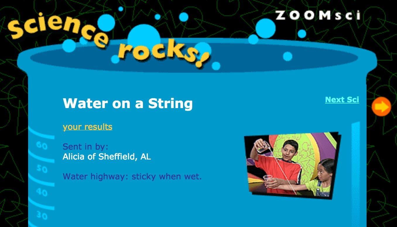 Water on a String | PBS LearningMedia