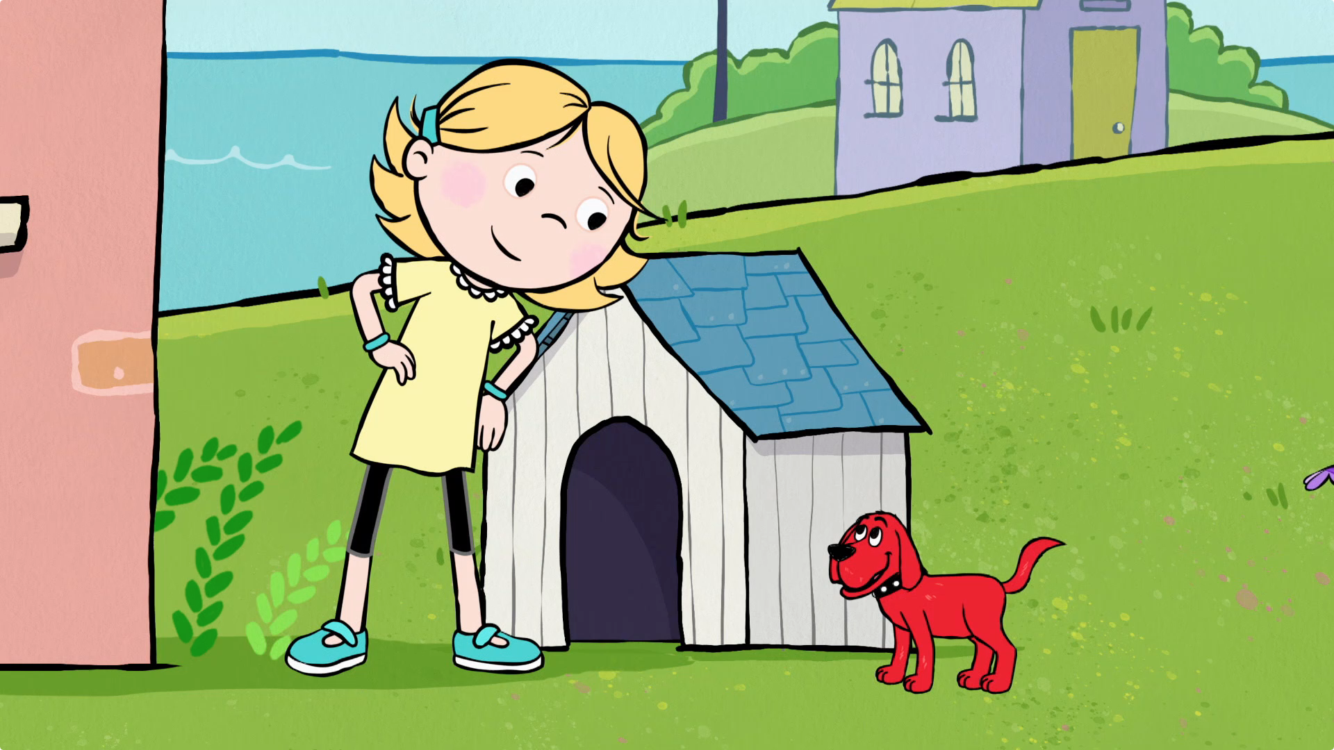 Clifford the small red hot sale dog