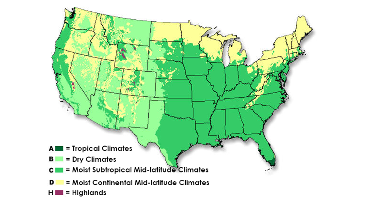 world climate zone map for kids