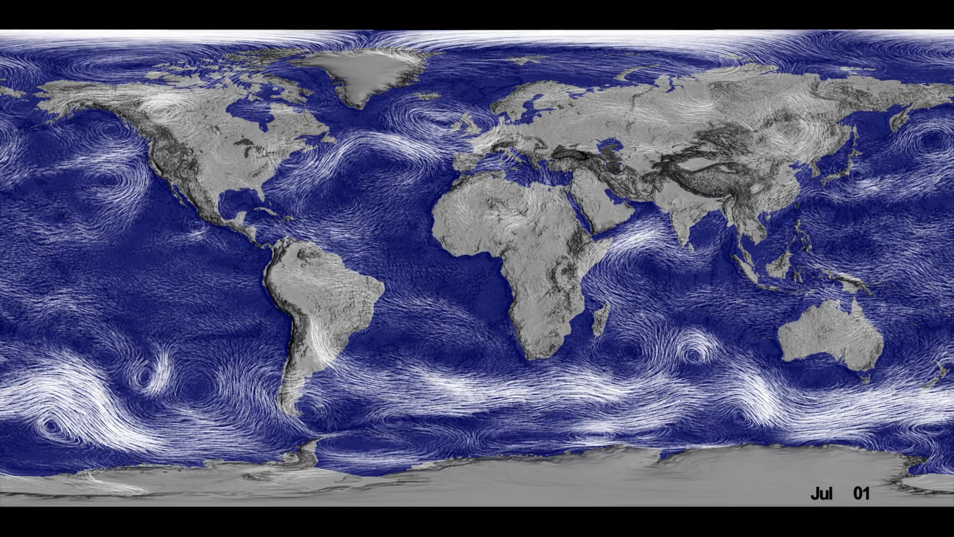 westerlies on world map