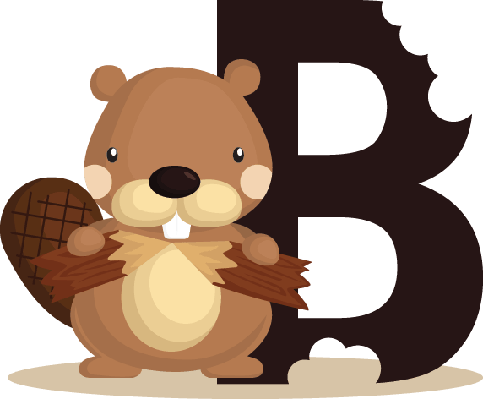 Alphabet B For Beaver | Clipart | The Arts | Image | PBS LearningMedia