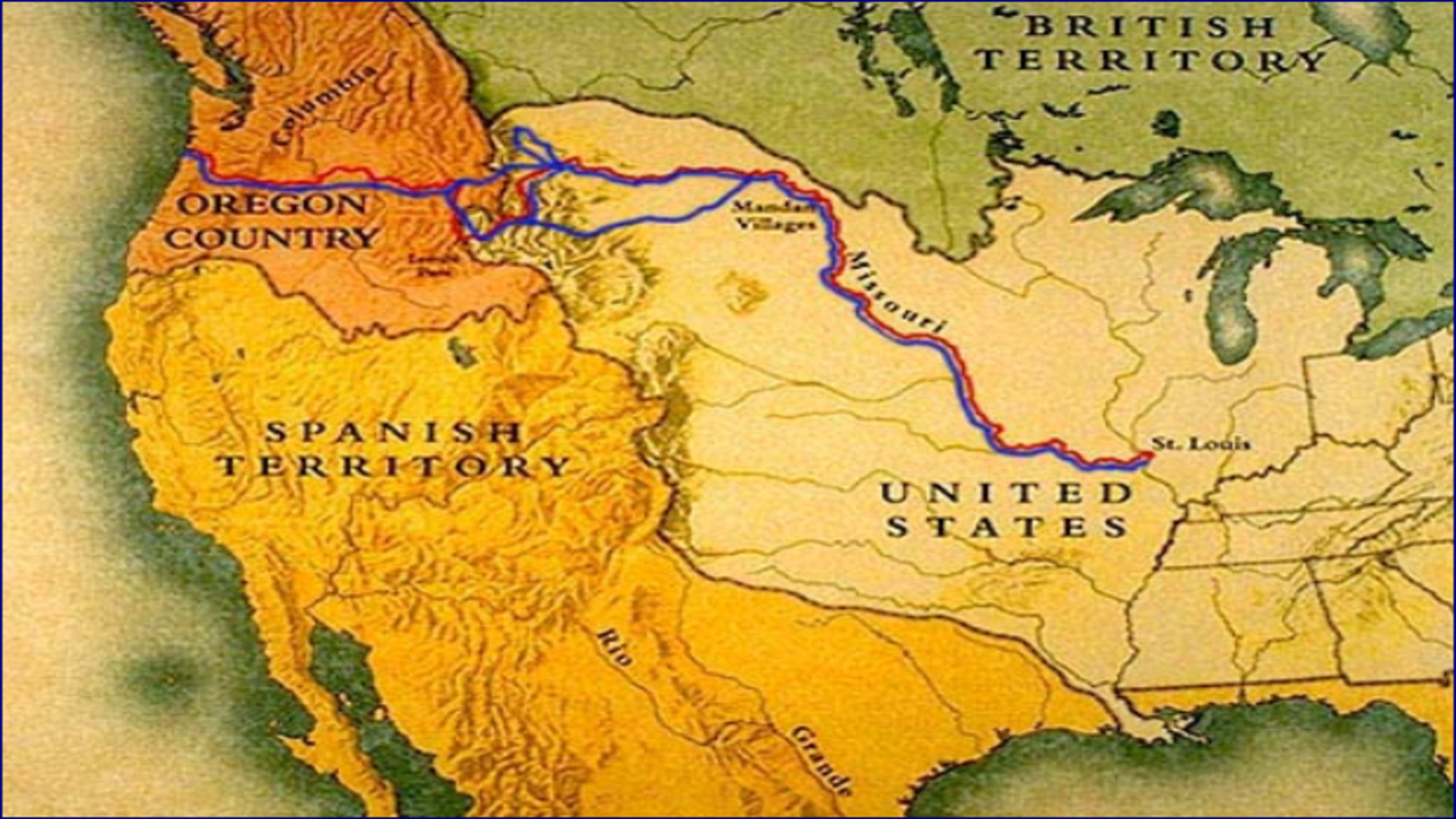 Map Of The Lewis And Clark Expedition Map Of The World