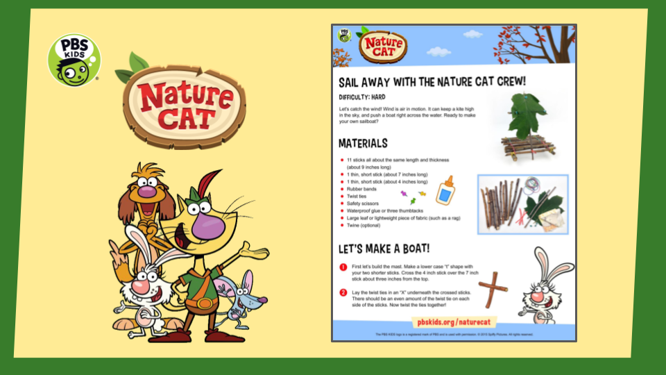 Sail Away With The Nature Cat Crew Pbs Learningmedia