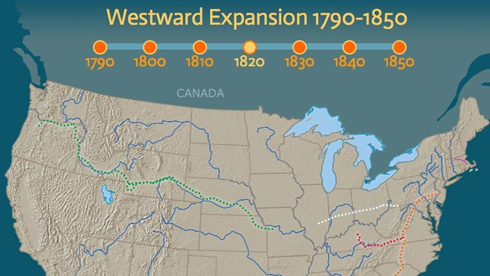 Westward Expansion 1790 1850 Interactive Map PBS LearningMedia